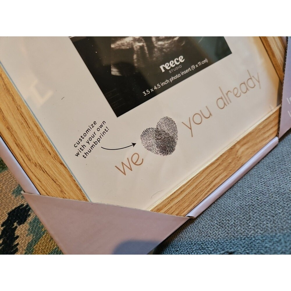 Keepsake Sonogram Print Frame. Inkpad Included. Brand New - Picture 4 of 5